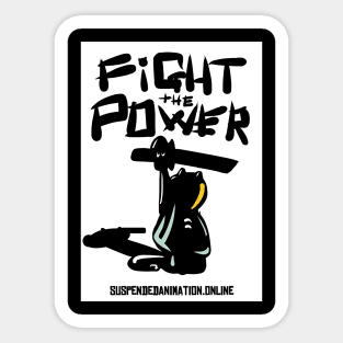 Fuwa Fuwa Fight the Power Sticker